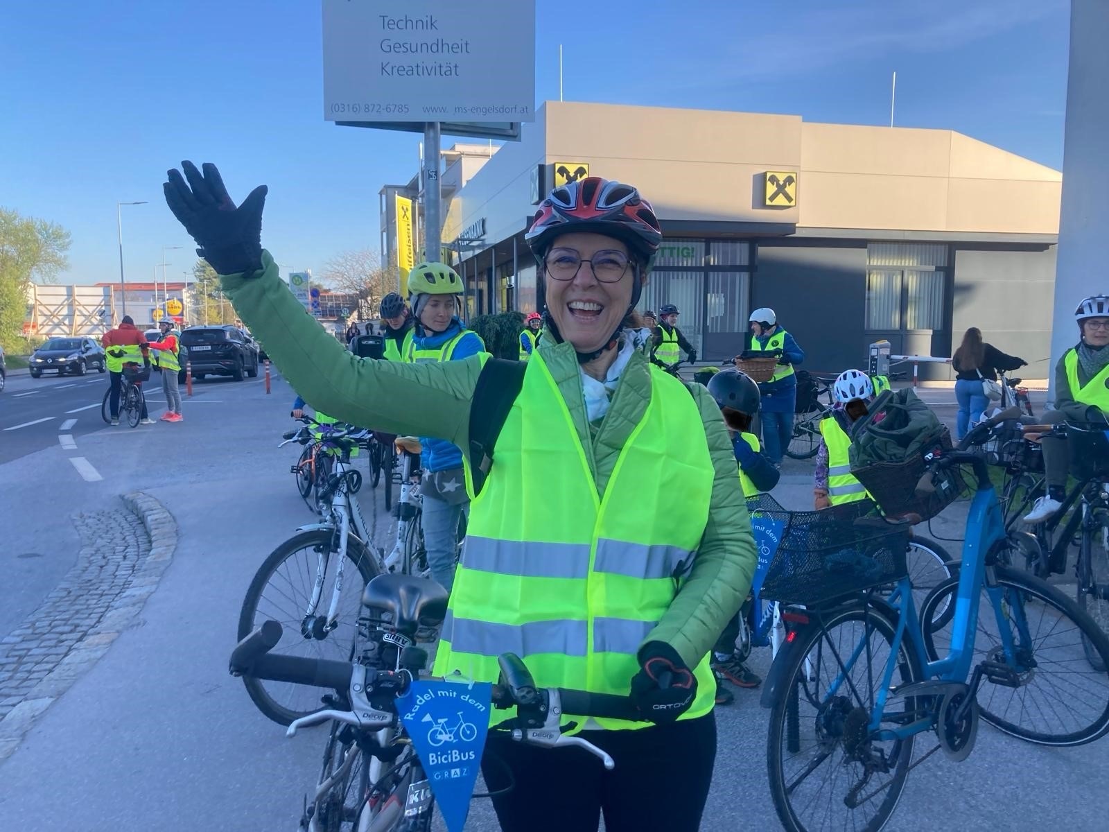 🚲 Gemeinsam unterwegs: Unsere Schule beim Bicibus 2025